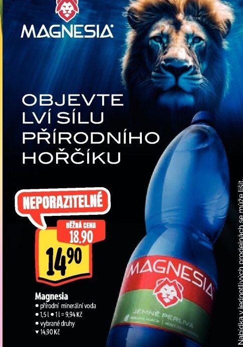 Přírodní voda Magnesia