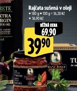 Sušená rajčata v oleji Exclusive Franz Josef Kaiser