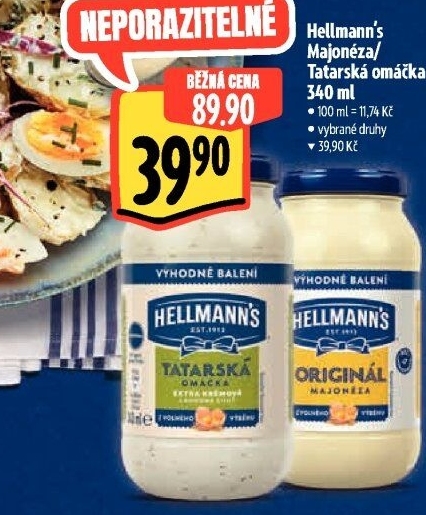 Tatarská omáčka Hellmann'