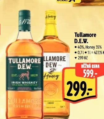 Whiskey irská Tullamore Dew