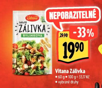 Zálivka salátová Vitana