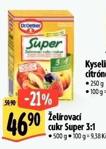 Želírovací cukr Super Dr. Oetker