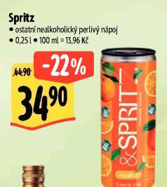 Perlivý nápoj nealkoholický Aperol Spritz Zlomek&amp - Albert akcniletaky.com