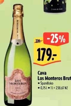 Šumivé víno Cava Los Monteros