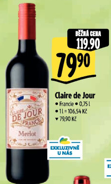 Vína Claire de jour France