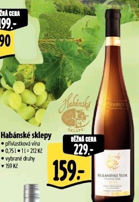 Vína Habánské sklepy - přívlastková