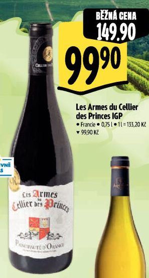 Víno IGP Les Armes du Cellier des Princes