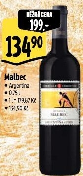 Víno Malbec Sommelier Collection