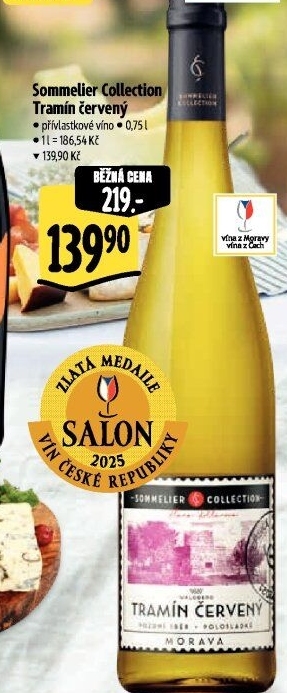 Víno Tramín červený Sommelier Collection - přívlastkové