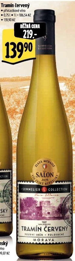 Víno Tramín červený Sommelier Collection - přívlastkové