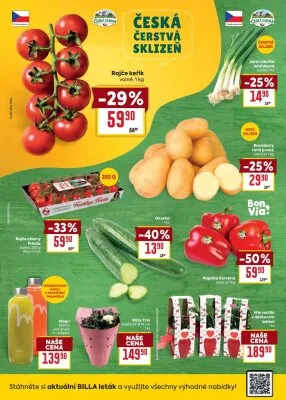 akční leták BILLA 5.5.2025-13.5.2025