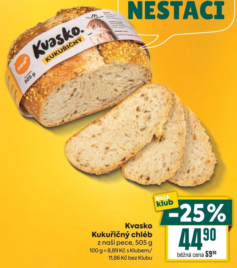 Kvasko Kukuřičný chléb