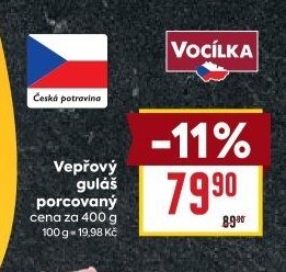 Vepřový guláš porcovaný