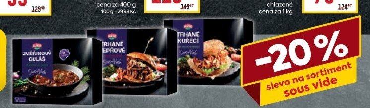 Sortiment sous vide