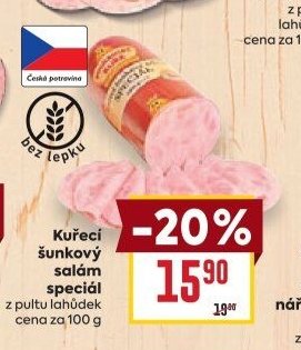Kuřecí šunkový salám speciál