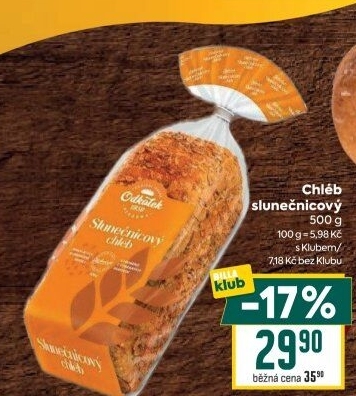 Chléb slunečnicový Odkolek