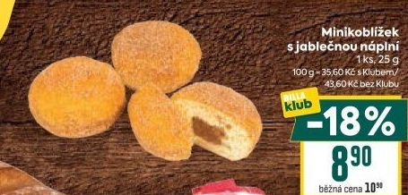 Kobliha s ovocnou náplní