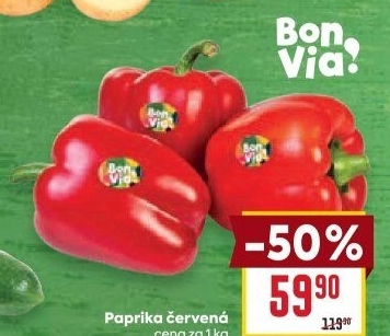 Paprika červená Billa Bonvia