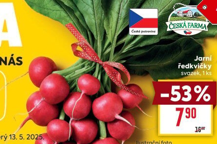 Ředkvičky svazek Česká farma