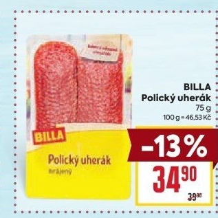 Salám Uherák polický Billa