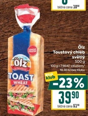 Toustový chléb Ölz