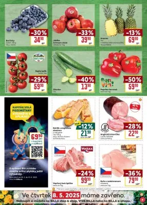 akční leták BILLA 5.5.2025-13.5.2025