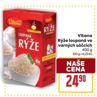 Rýže loupaná dlouhozrnná Vitana