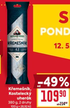 Salám Křemešník kostelecký Kostelecké uzeniny