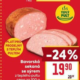 Sekaná bavorská se sýrem