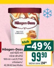 Zmrzlina v kelímku Häagen-Dazs