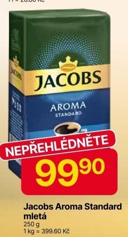 Mletá káva Jacobs Aroma Standard