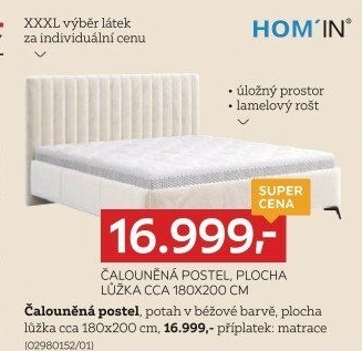 ČALOUNĚNÁ POSTEL