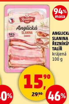 Anglická slanina Řezníkův talíř