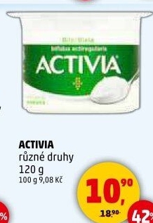 Bílý jogurt Activia Danone