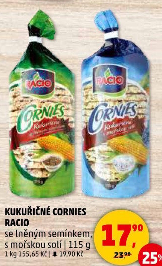 Chlebíčky Cornies Racio