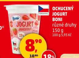 Jogurt ochucený Boni