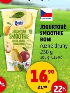 Jogurtové smoothie Boni