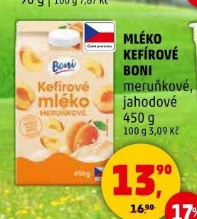 Kefírové mléko ochucené Boni