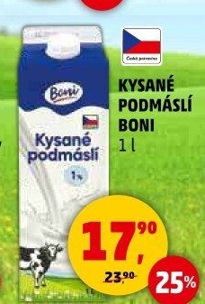 Nápoj podmáslí kysané Boni