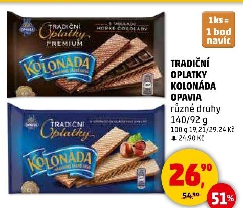 Oplatky Kolonáda Opavia