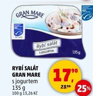 Salát rybí s jogurtem Gran Mare