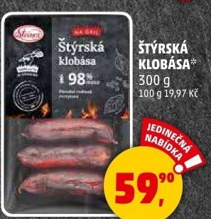 Štýrská klobása Steinex