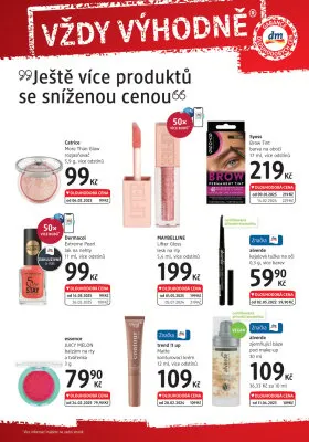akční leták dm drogerie 1.5.2025-31.5.2025