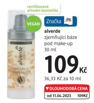 Báze pod make up zjemňující Alverde