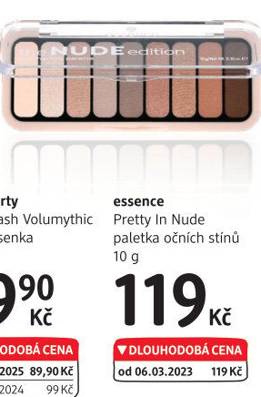 Paletka očních stínů Pretty In Nude Essence