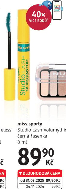 Řasenka Studio Lash 3D Volumythic Miss Sporty