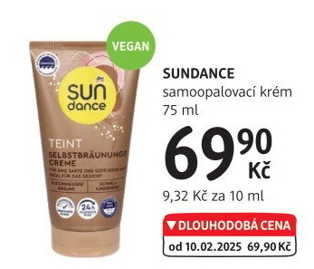 Samoopalovací krém Sundance