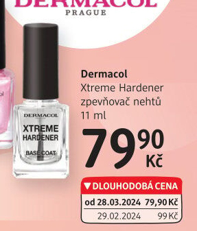 Zpevňující lak na nehty Xtreme Hardener Dermacol
