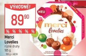 Bonboniéra Lovelies Merci