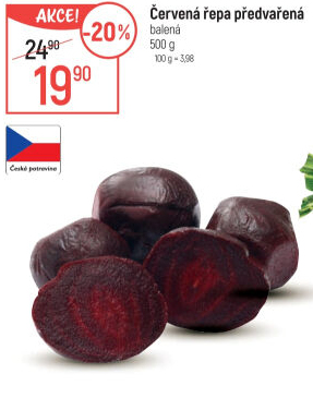 Červená řepa předvařená